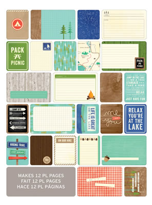 Becky Higgins - Project Life - Themed Cards 60/pk - Great Outdoors  (sold in 3's)
